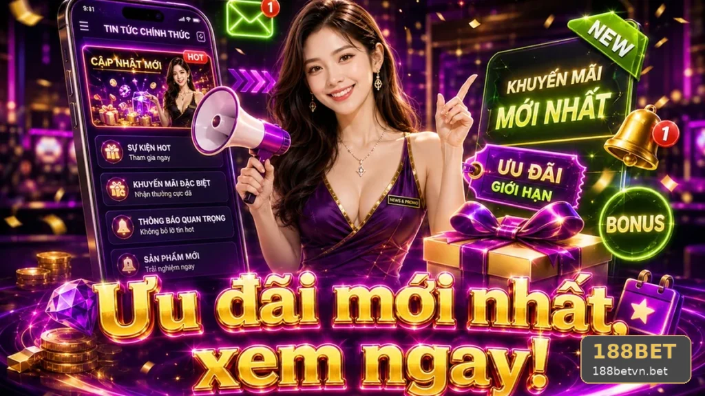 Khuyến Mãi 188BET Tại 188betvn.bet: Đánh Giá Ưu Đãi Người Mới Theo Tiêu Chí Minh Bạch, Tránh Lỗi Người Mới Qua Góc Kiểm Chứng Tên Miền – góc kiểm chứng theo tên miền