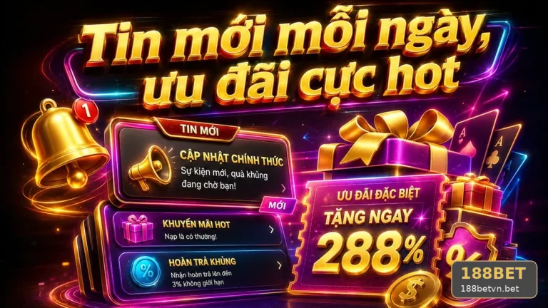 Khuyến Mãi 188BET Tại 188betvn.bet: Kiểm Tra Thời Hạn, Đối Tượng Áp Dụng Và Giới Hạn Nhận Thưởng Theo Kế Hoạch Có Trách Nhiệm — Góc Kiểm Chứng Theo Tên Miền